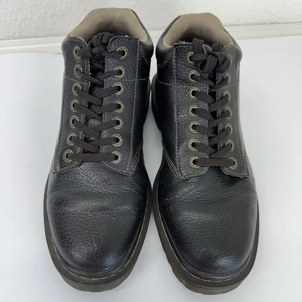 Dr. Martens Harrisfield Brown Leather Chukka Shoes Boots: Men's 9- Women's 10